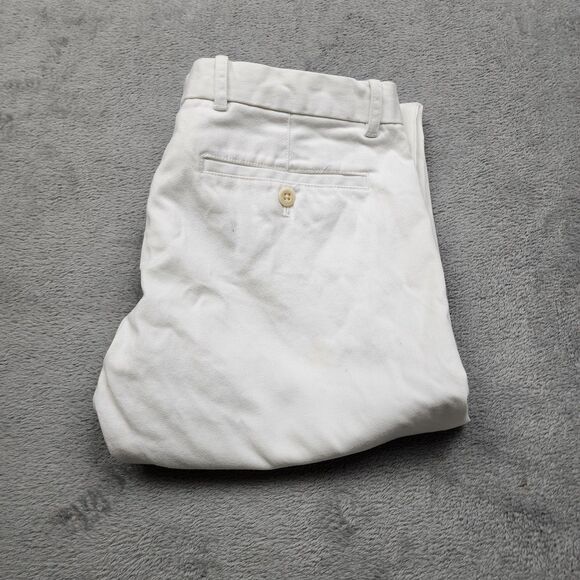 Ralph Lauren Pants - Ralph Lauren Sport Womens 10 White Chino Pants Straight Leg Flat Front Casual